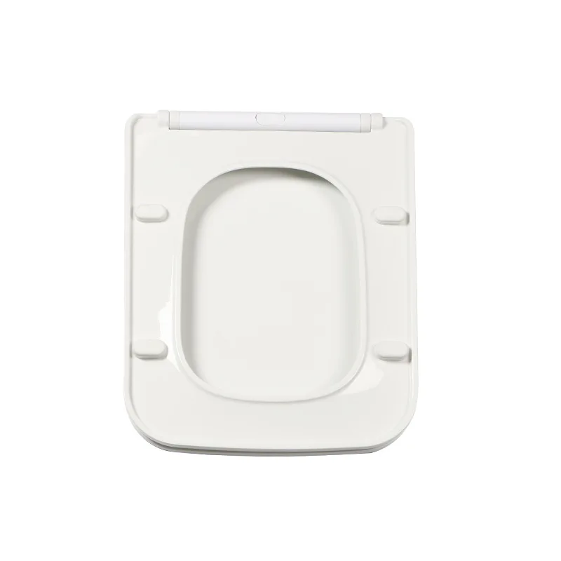1PC Square Toilet Cover Seat Toilet Cover Slow Down One-Button Quick-Release Household