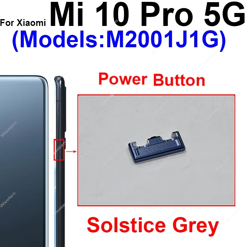 Flat Tasti Volume Su Giu Tasto Accensione Xiaomi Mi 10T 5G M2007J3SY - Foto 2