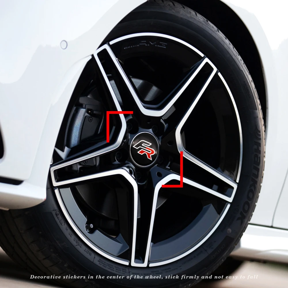4Pc 56+60mm Car Wheel Center Caps Stickers Auto Rim Cover Emblem Badge For SEAT Leon cupra MK1 MK2 Ibiza 6J 6F 1P 5F FR Altea wheel center caps