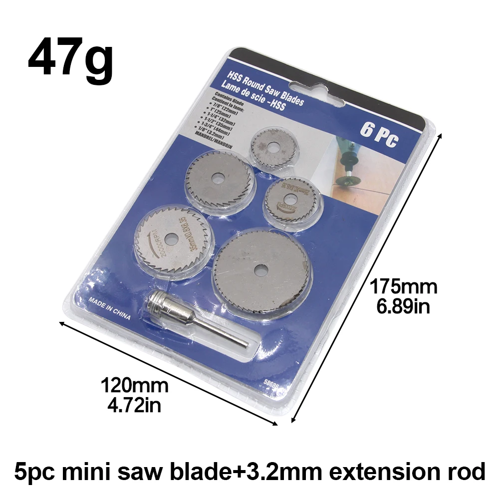 Circular saw blade set detail 4