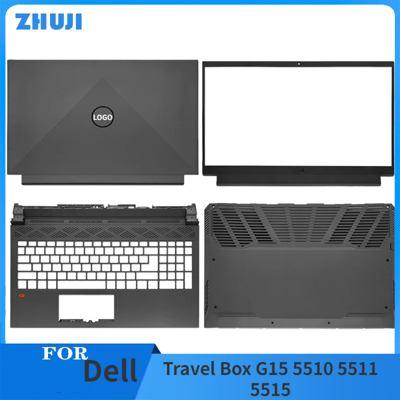 

NEW Case for Dell G15 5515 5511 5510 LCD Back Cover/Bezel/Palmrest/Bottom Case/Hinge/Air Outlet Black Housing Laptop Accessories