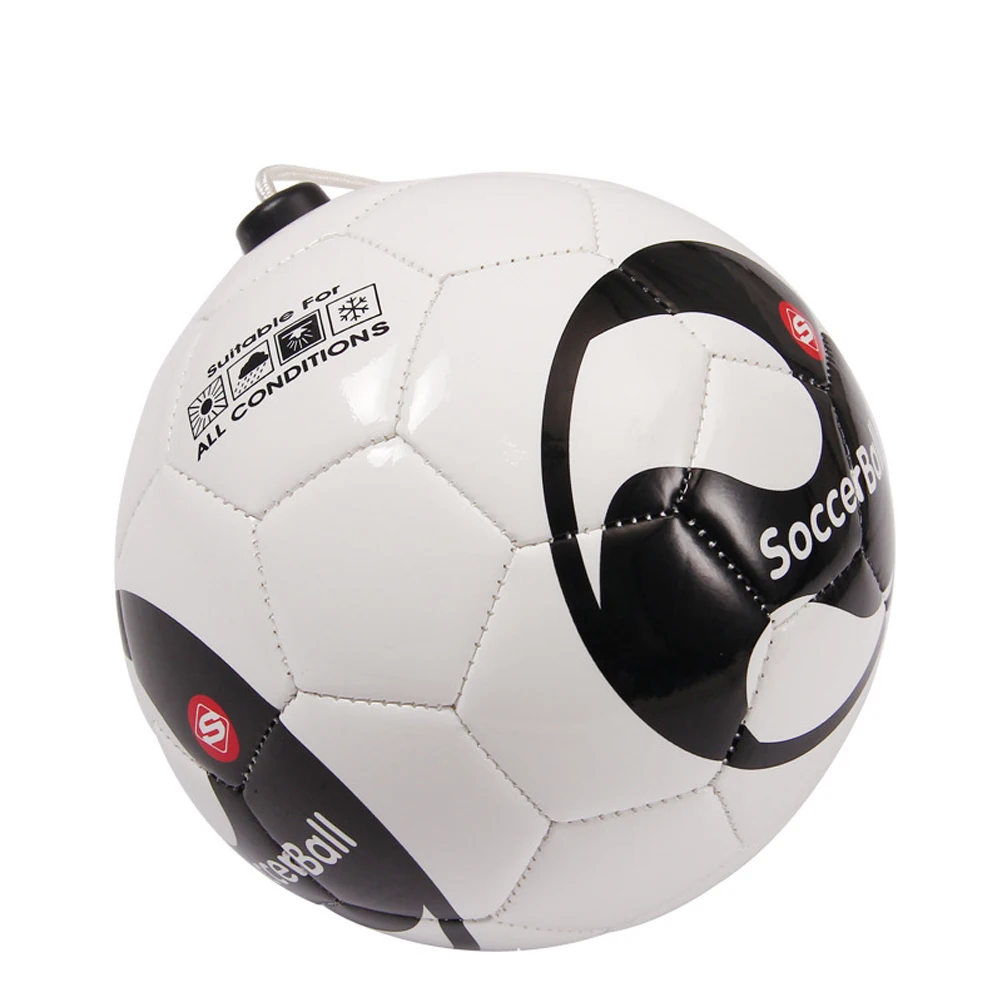 Beginner Soccer Training Ball with Practice Belt, Size 2