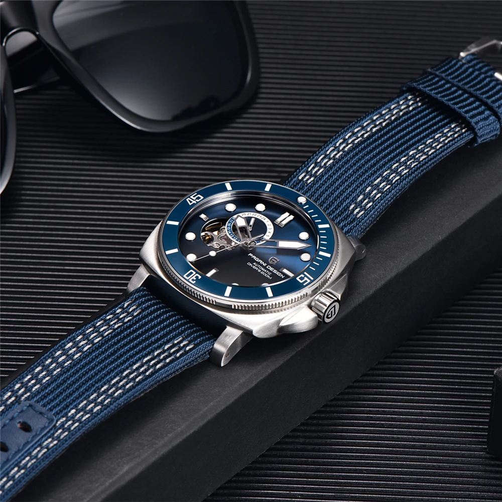 PAGANI DESIGN 1736 NH39 Sports Automatic Men's Mechanical Watch Sapphire Stainless Steel 200m Waterproof Sports Reloj Hombre