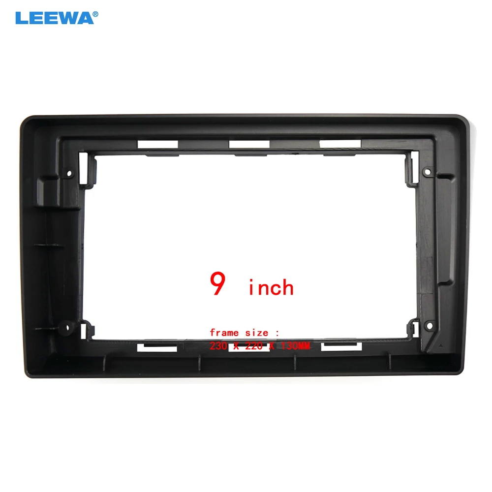 Leewa Car Audio 9 "Grande Schermo Dash Fascia Panel Frame Kit Adattatore Per Nissan Cefiro A33 (03-12,Lhd) Dash Frame # Ca7772
