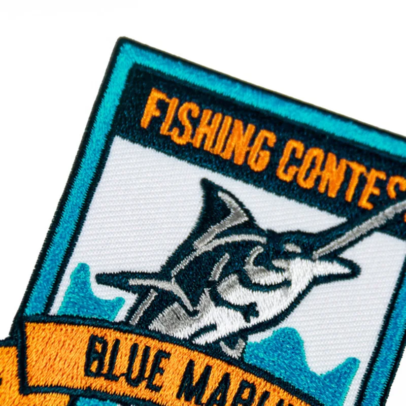 Gign Patch Patch Brodé De Pêche - À Repasser - Marque Paddy's Patches - Fabriqué Aux USA Autocollant Tissu Pêche - Foto 7