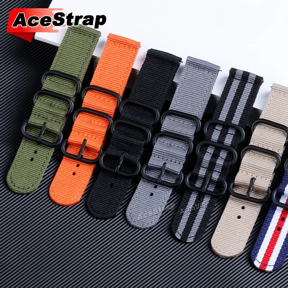 Versatile QuickFit Nylon Strap for Smartwatch – Sport Edition