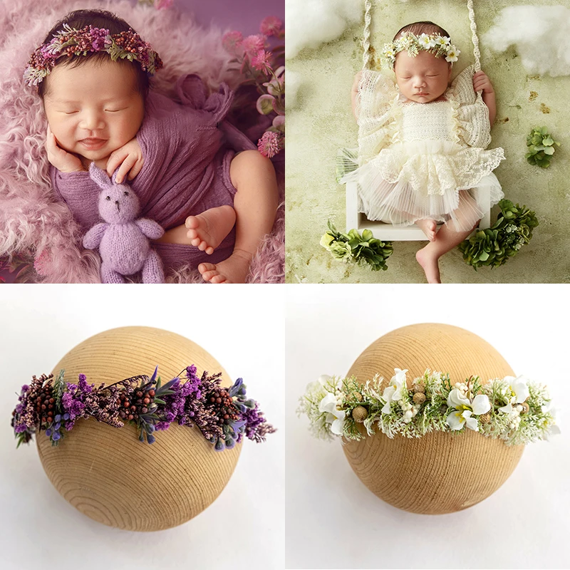 Newborn Adjustable Flower Headband 2