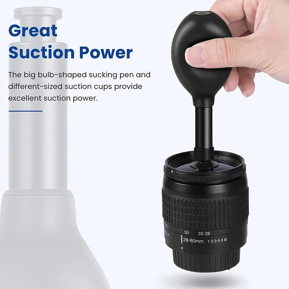 Camera Lens Sucker Kit Long Anti-static Pen Strong Suction Manual Vacuum Suction Pen Lens Puller Repair Cleaning Tool Kit camera cleaning kit camera lens repair kit camera repair parts