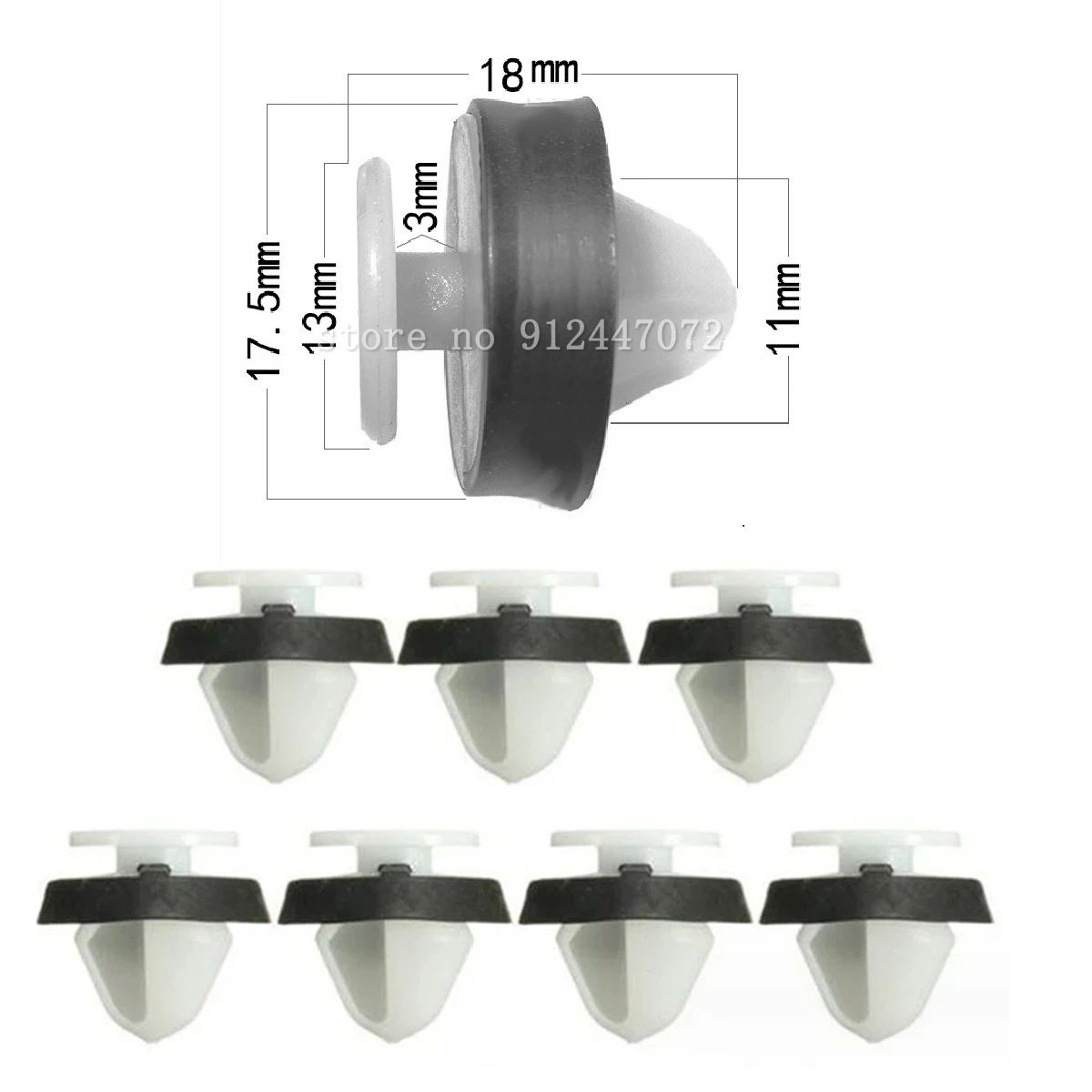 

50/100x Card Trim Clips Mounting for Türverkleidung Clip Peugeot Citroen C2 C3 C4 C5 C6 C8 Berlingo 6991S6 7703077469 8e9867299