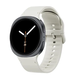 Premium Sport Band Wrist Replacement Belt for Galaxy watch 8 44mm (Beige)