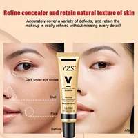 BB Cream Brighten Even Skin Tone Liquid Foundation Moisturizing Hydrating Concealer Cover Blemishes Concel Pores Makeup Base 2