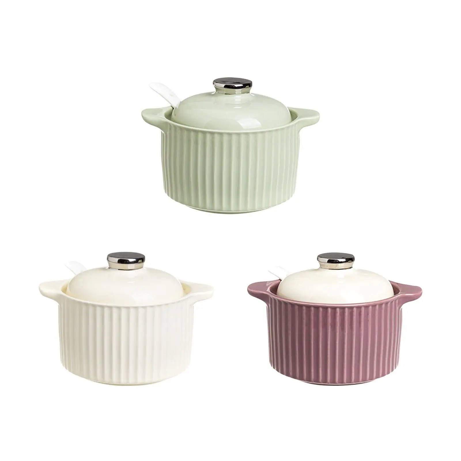 

Керамическая банка для сала, домашняя с ложкой, кухонные банки для специй, зерновые хлопья