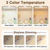 New Reading Table Lamps Desk Lamp LED USB Rechargeable Light Stepless Dimming Table Lamp Hanging Magnetic Bedroom Night Lamp 3