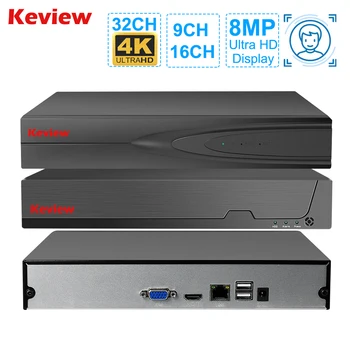H.265 + NVR 8CH 16CH 32CH DVR CCTV NVR 4K 8MP 5MP 4MP 3MP 2MP IP 네트워크 비디오 레코더, 감시 카메라 시스템 키트용