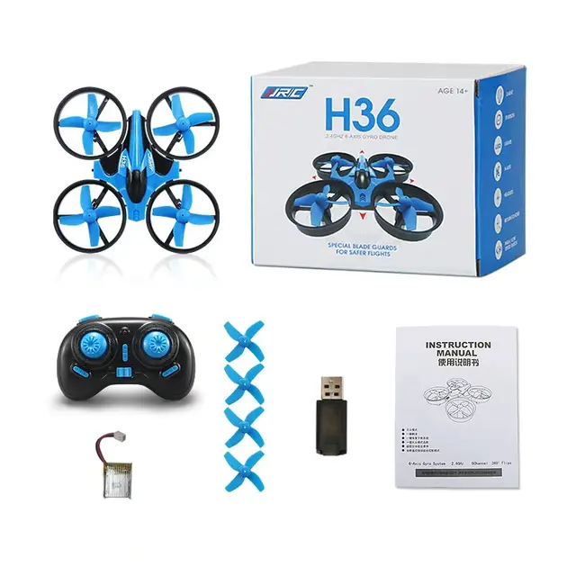 JJRC H36 Mini Rc Drone 360° Flip Headless Mode Remote Control Quadcopter with 1/2/3 Battery Remote Control Drone Toys For Kids 6