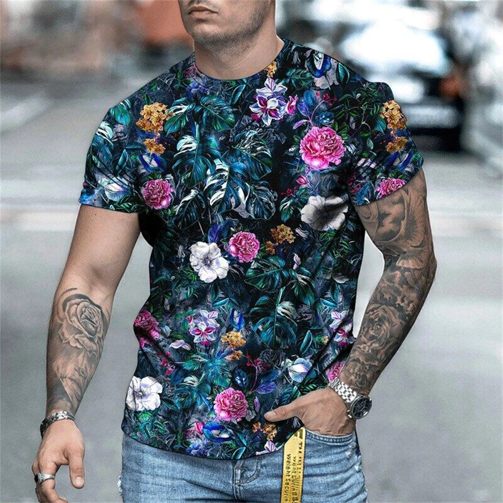 Sommer Neue Ethnische Stil Original männer T Shirts Mode Unisex Casual Gedruckt T Persönlichkeit Übergroßen Oansatz Kurzarm Tops – Detail 9