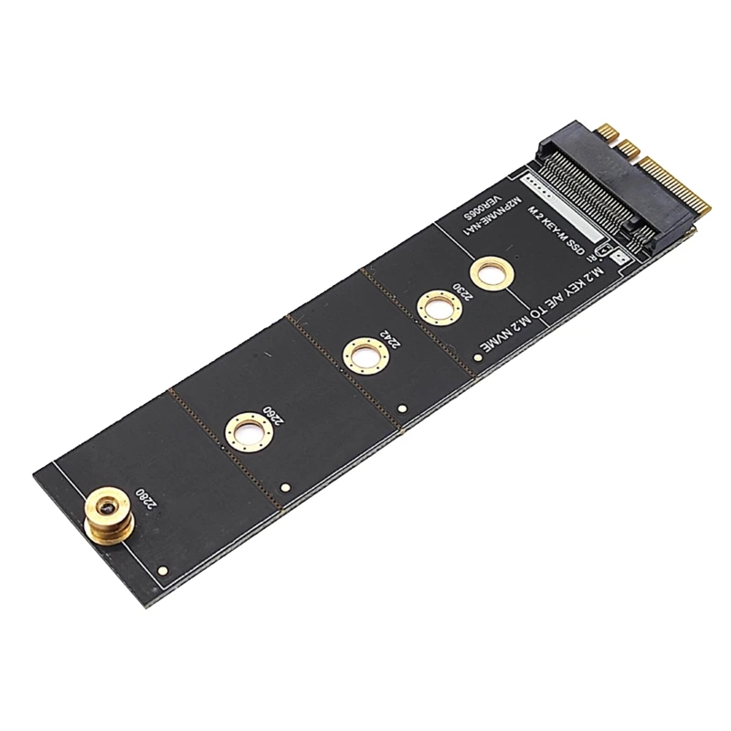 M2 KEY A-E to M2 NVME 어댑터 변환 카드 라이저, NGFF to KEY-M 확장 슬롯, WiFi 인터페이스, M2 NVME 지지대 2230-2280 M2 SSD