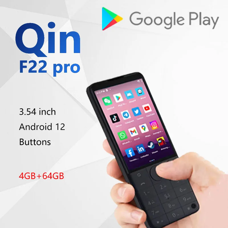 Qin F22 pro 3.54 inches touch screen and buttons 4G Google multi ...