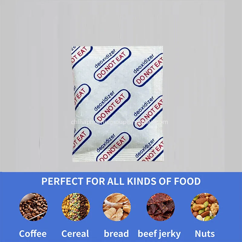 Food Grade Oxygen Absorber Packets Oxygen Sachets 30CC-1000CC Food Storage Oxigen Absorb Deoxidizer Packets