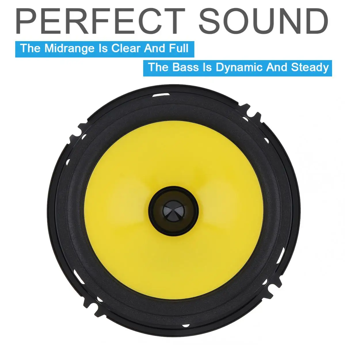 Car Tweeter Speakers 2pcs 6 Inch 600W Car Speaker Full Range Frequency Auto Audio Heavy Mid-bass Modified Speakers Non-destructive Installation