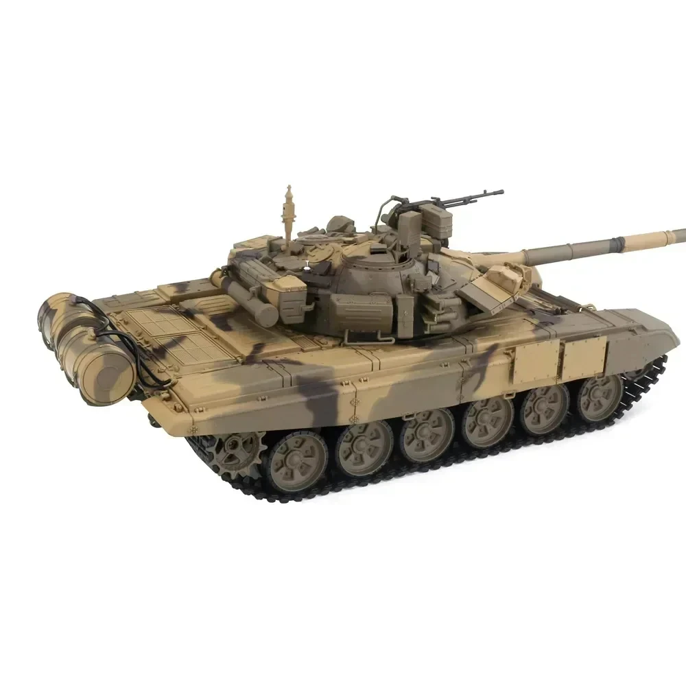 New Rc Tank Henlong Russian T90 Main Battle Tank Track Can Fire Smoke Tank Simulation Tank Model Toy Children'S Birthday Gift 4