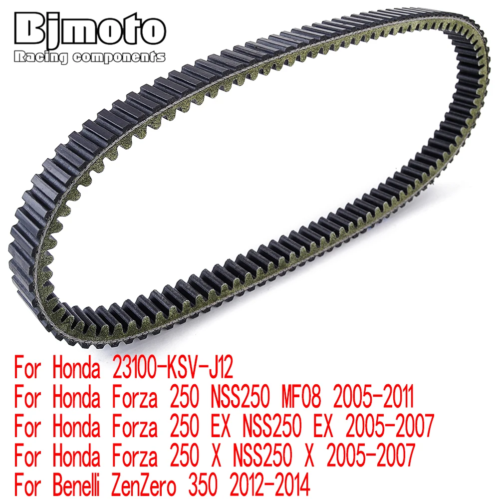 Cinghia Di Trasmissione Nss250 Per Honda Forza 250 Ex X Nss 250 Mf08 Ex X 2005-2011 Muslimfor Benelli Zenzero 350 2012-2014