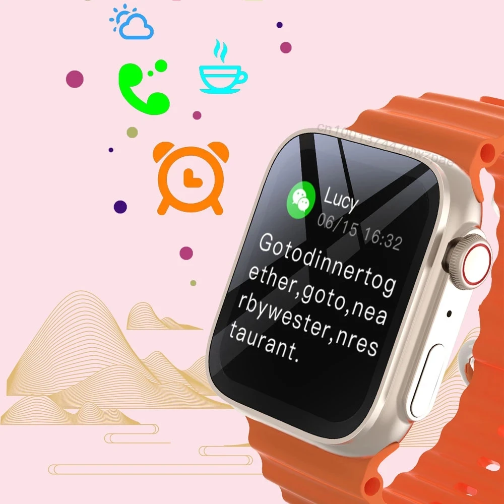 49mm Ʈ ġ Ʈ   ø 8 Smartwatch ü   ȭ    ƮϽ 
