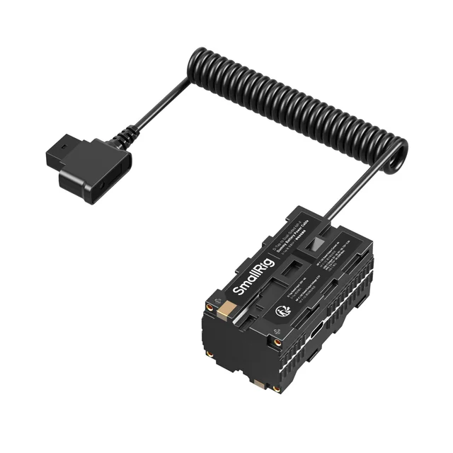 D-Tap to Dual-Sided NP-F Dummy Battery Power Cable 4 Power Outputs  NP-F Outputs