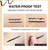 Eyeliner liquide noir pour femmes, stylo imperméable, à séchage rapide
