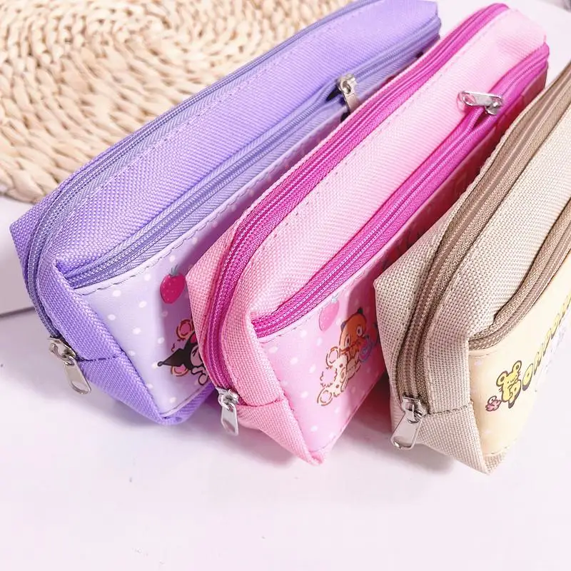 Cartoon Anime Kuromi Melody Cinnamoroll Student Double Layers Pencil Case Kawaii Pompompurin Kids Stationery Storage Bag Pen Bag 3 Cartoon Anime Kuromi Melody Cinnamoroll Student Double Layers Pencil Case Kawaii Pompompurin Kids Stationery Storage Bag Pen Bag 3