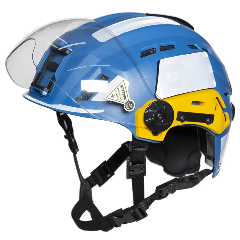 FMA EX SAR ヘルメットバイザー緊急救助ヘルメット消防救助軽量