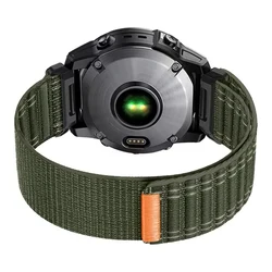 Premium Woven Nylon Bracelet Strap with QuickFit Clasp - 22mm & 26mm Options - 1PCS QuickFit 26mm (B - Army Green)