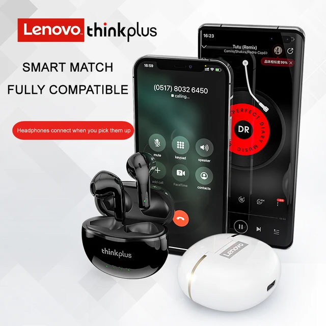 206-d656f1.jpg Lenovo ecouteur sans fil Modèle X16, Accessoire Bluetooth avec Micro