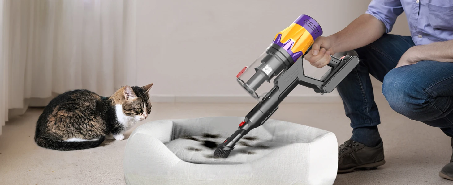 Multi-functional Portable Rechargeable Powerful Stick Vacuum 40min Runtime Cordl