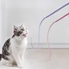 Cat Interactive Toy Simulated Mouse Tail Cat Teaser Toy Funny Silicone Mouse Long Tail Stick Cat Toy Indoor Kitten Teaser Stick 4