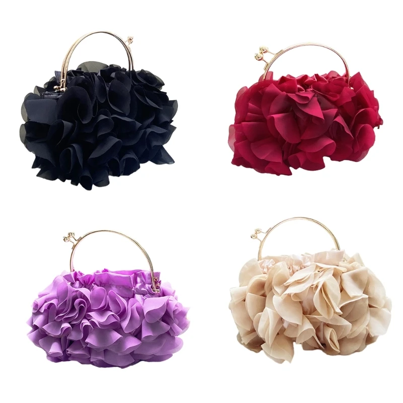 

Lady Purse Floral Tote Bag Fashion Flower Handbags for Women Girl Crossbody Bag