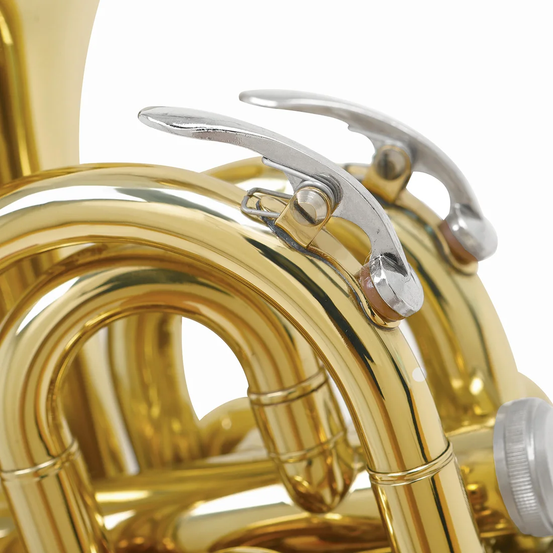 SHUFFLE Mini Pocket Trumpet Bb Tune Brass Body Cornet Brass Instruments with Case Strap Glove Wipe Cloth Mouthpiece Brush Rope