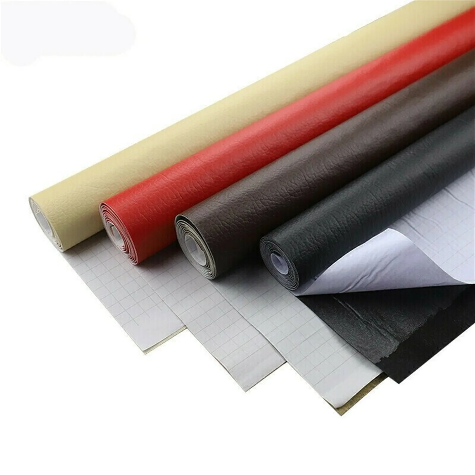 Self Adhesive Leather for Sofa Repair Patch Furniture Table Chair Sticker Seat Bag Shoe Bed Fix Mend PU Artificial Leather Skin leather craft tool kit leather craft tools
