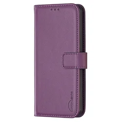 Leather Wallet Flip Case - Stylish and Durable Protection Cover for Camon 20 Pro 4G (Dark purple)