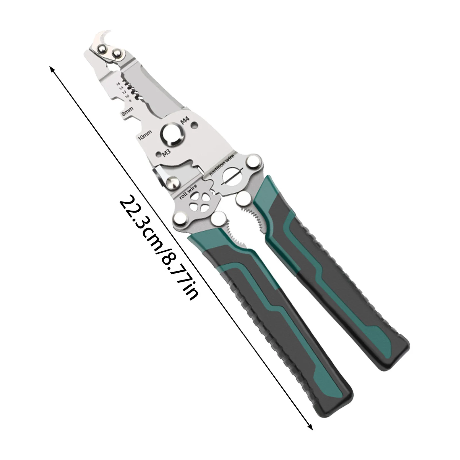 Multifunctional Foldable Wire Stripper High-Hardness Cutting Edges Crimper Cable Cutter Plier DIY Enthusiasts Gifts wire stripper tools multi functional tools electrician tools