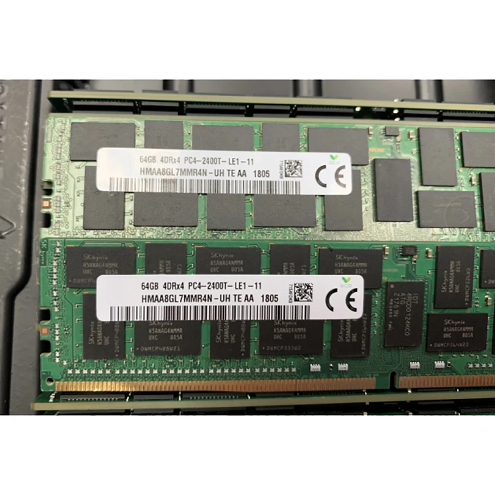 1 Pcs For SK Hynix RAM 64G 64GB 4DRX4 PC4-2400T-L DDR4 2400 REG LRDIMM Server Memory HMAA8GL7MMR4N-UH 4 1 Pcs For SK Hynix RAM 64G 64GB 4DRX4 PC4-2400T-L DDR4 2400 REG LRDIMM Server Memory HMAA8GL7MMR4N-UH - Image 2