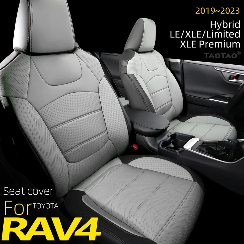 for toyota rav4 seat cover 2019 2020 2021 2022 2023 2024 leather
