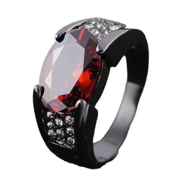 Zircon Crystal Ring for Women Silver Color Female Rings Party Jewelry Accessories Fashion Red Blue Heart Love Hollow Carved