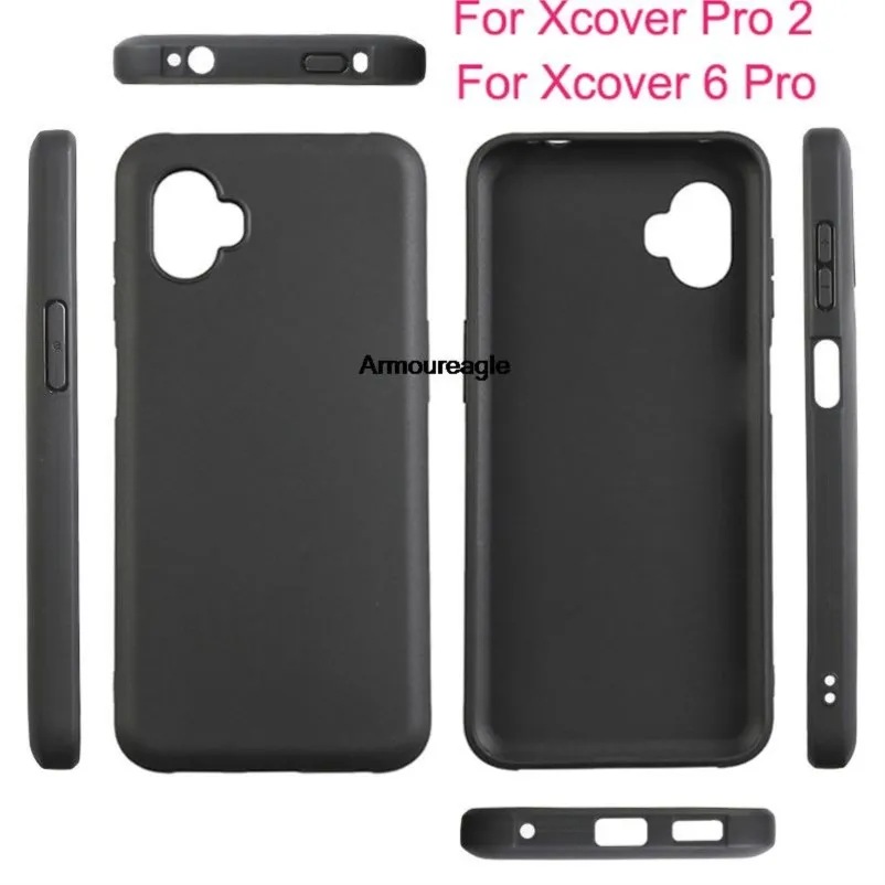 Custodia Morbida In Tpu Nero Opaco Per Samsung Galaxy Xcover Pro 2 Xcover 6 Pro Cover Posteriore Custodia Protettiva Coque Shield