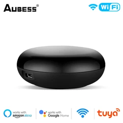 Smart Wireless WiFi IR Remote Controller Tuya/Smart Life APP Control Smart Home Air Conditioner TV DVD AUD Work For Alexa Google