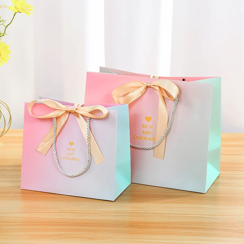 18/25cm Large Gift Bag Snack Cookie Candy Packing Bag Birthday Wedding Party Decoration... - SKU RPPB1828 - UGI Packaging