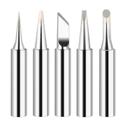 5Pcs 900m-T-I Soldering Iron Tips Set Internal Heated Solder Head Lead-free Electric Soldering Iron Head Bit Welding Tip Tool