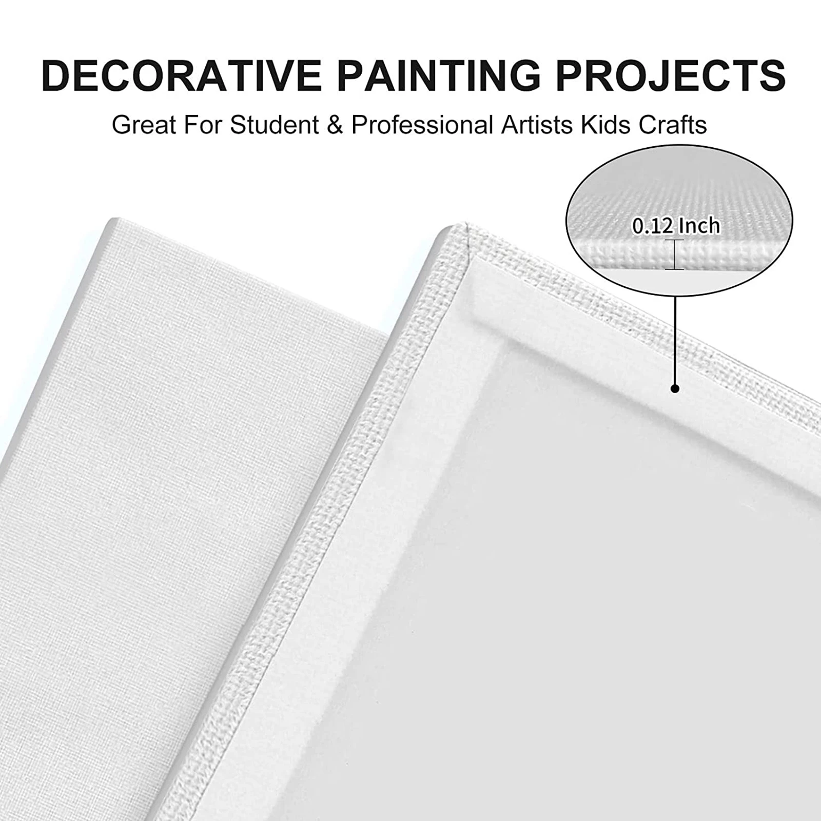 Teacher&'s Tool 18 x 18 in. Deep Gesso Painting Panel - White