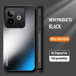 Schokbestendige Frosted Armor Case met Camera Bescherming en Matte Harde Bumper