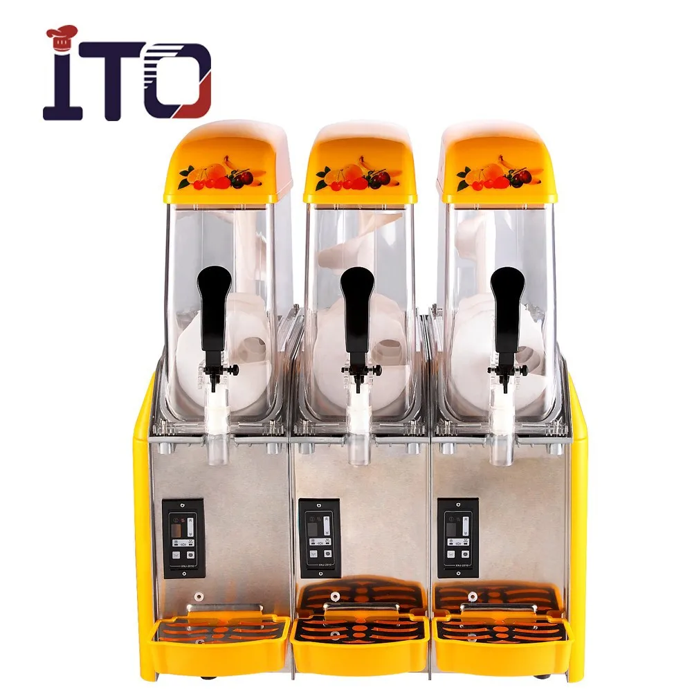 Catering Equipment Double Tanks Slush Machine 12Lx3 Commercial Slushie Machine 3